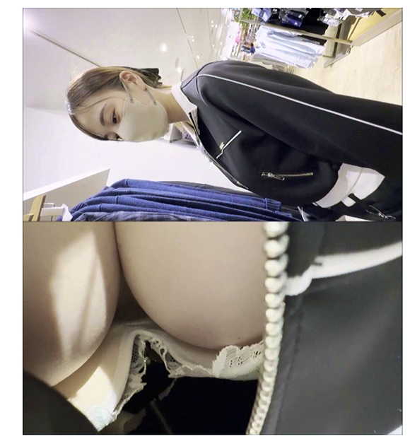 胸チラ