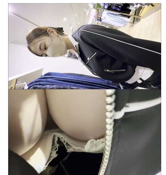 胸チラ