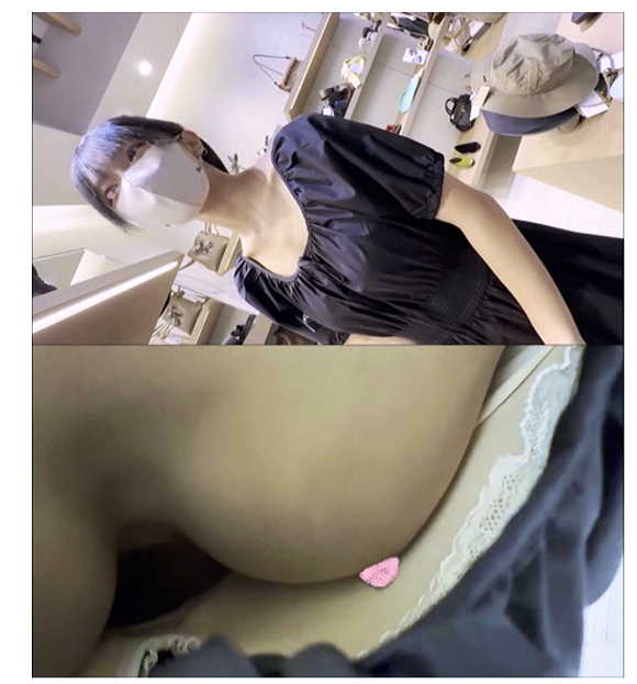 胸チラ