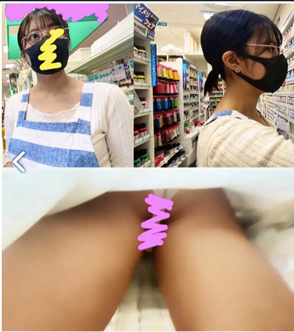 胸チラ