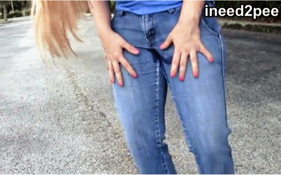 Only jeans & panty wetting from ineed2pee 31 omorashi