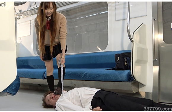『日本人リサが電車内でマゾ男を武道で罰する』【ミストレスランド　Mistress Land】