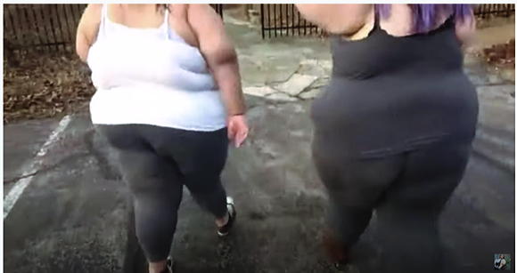 SSBBWs Big Bellies Walking in Park