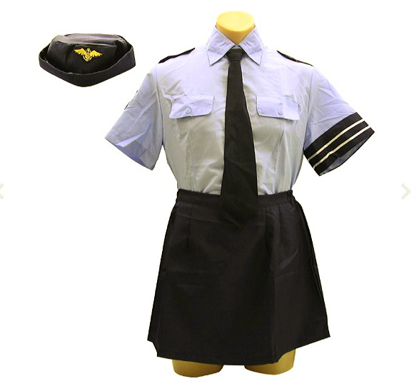 【女装】これは危ない女装用の婦人警官の服です。これはなかなか出来がいいですね『男の娘のコス 【婦警さん】』