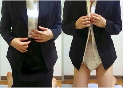 『【お漏らし】【羞恥】ＯＬ妻会社でオムツ着用』【TKN+個人撮影+体液マニア+本物体液+素人投稿動画】